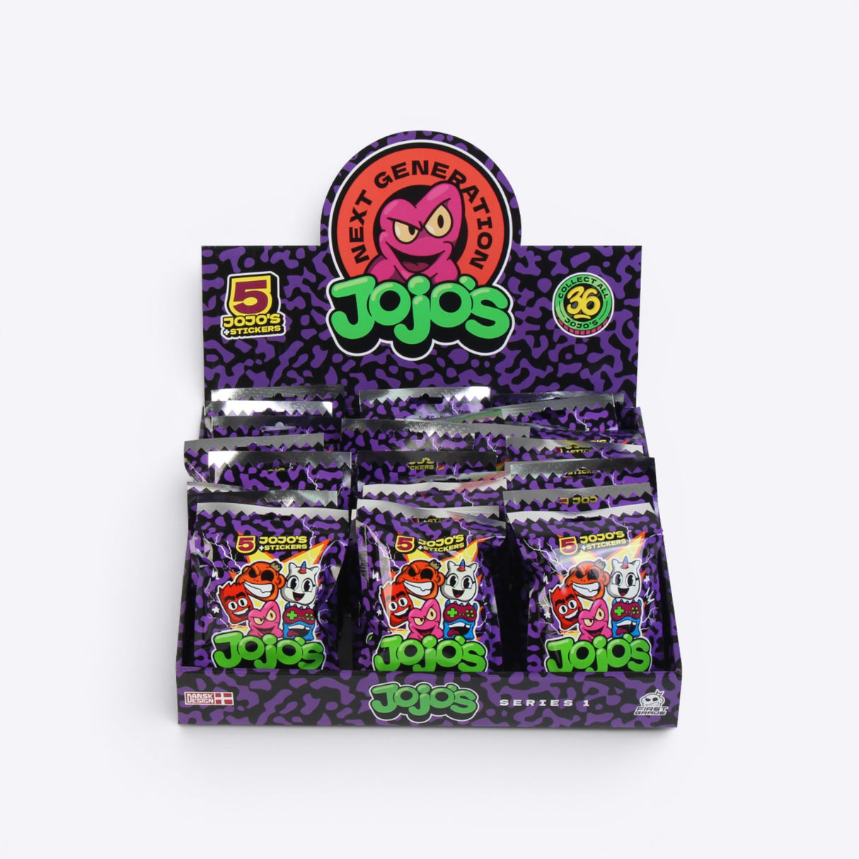 Jojo's 5 pack FULD DISPLAY