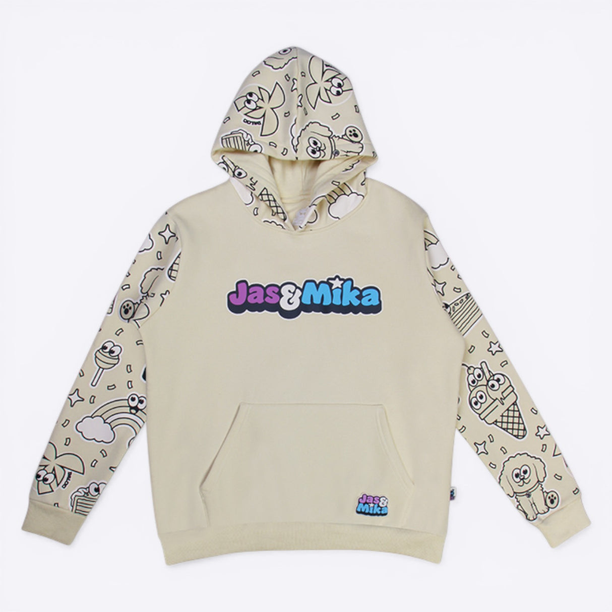 Jas & Mika "Imagine" Hoodie/Trøje Beige