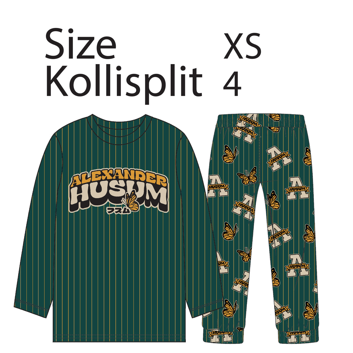 University Pyjamas Mix