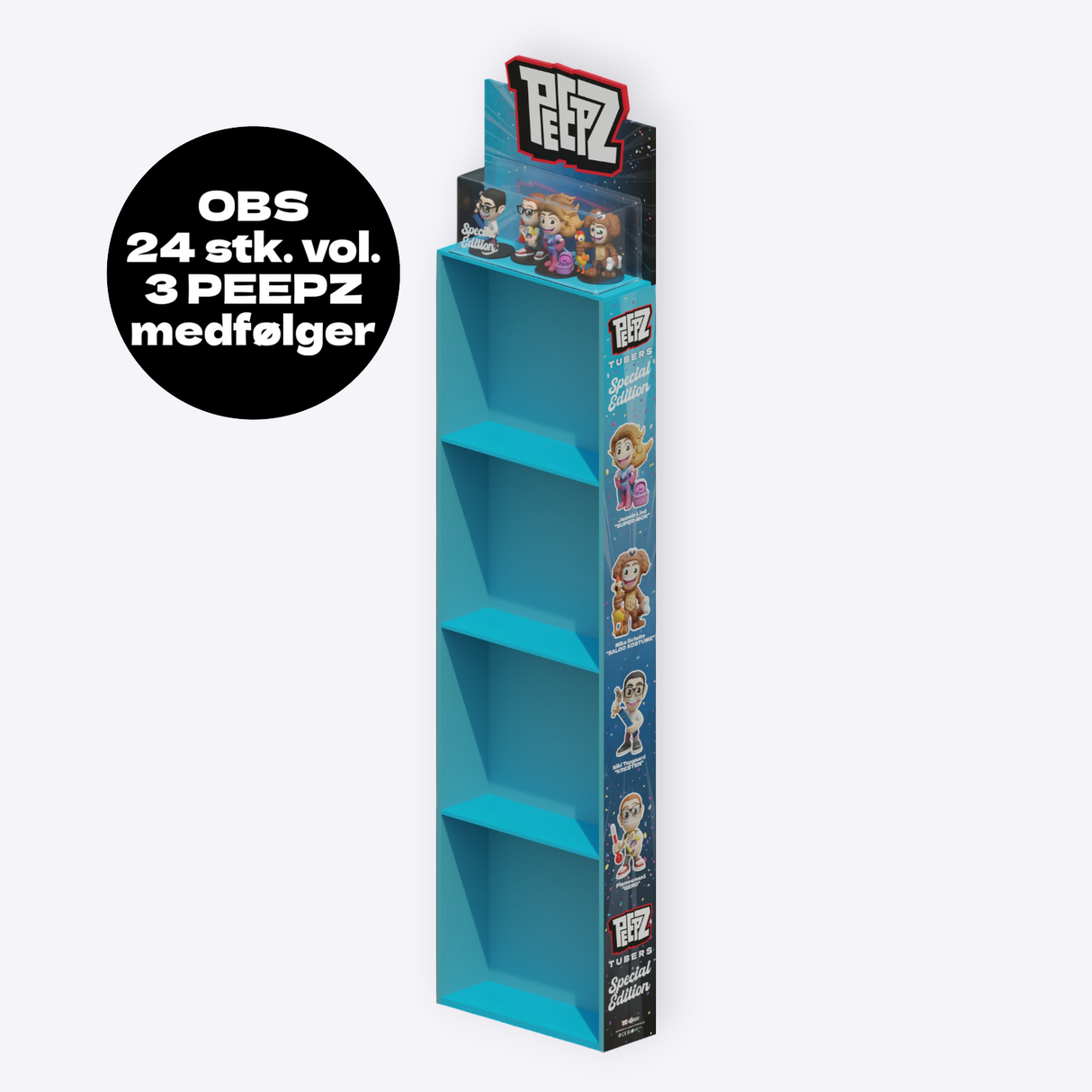 PEEPZ Display Vol. 3 - inkl. 24 figurer
