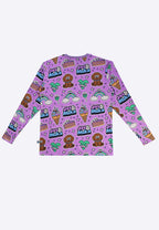 Jas & Mika "Dreams" Pyjamas Sæt - Lilla (2 Dele, Trøje og Bukser)