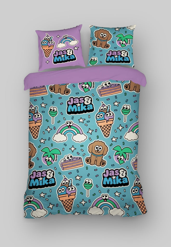 Jas & Mika Sengetøj - DREAMS (Dyne + Pude)