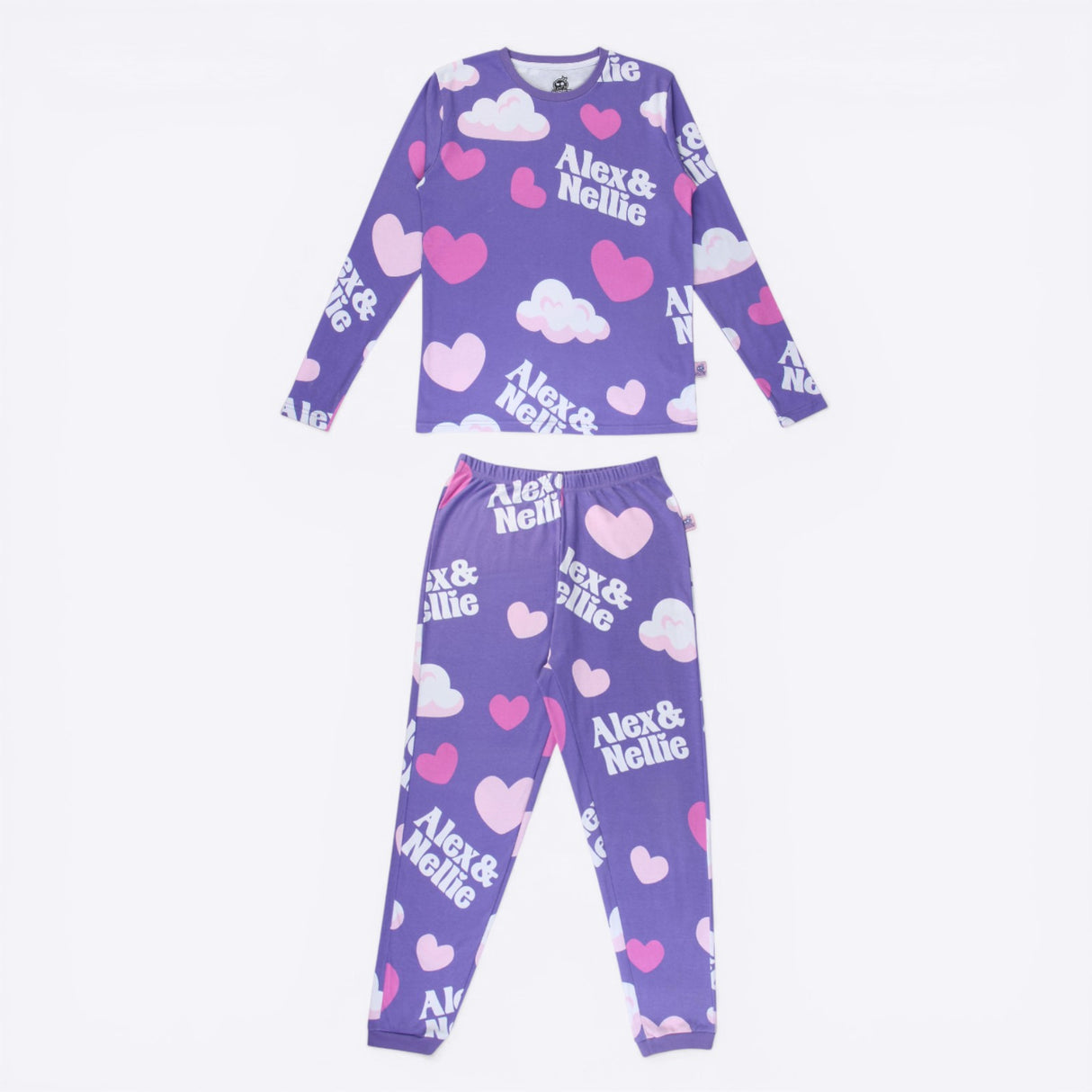 Alex & Nellie "LOVE" Pyjamas sæt