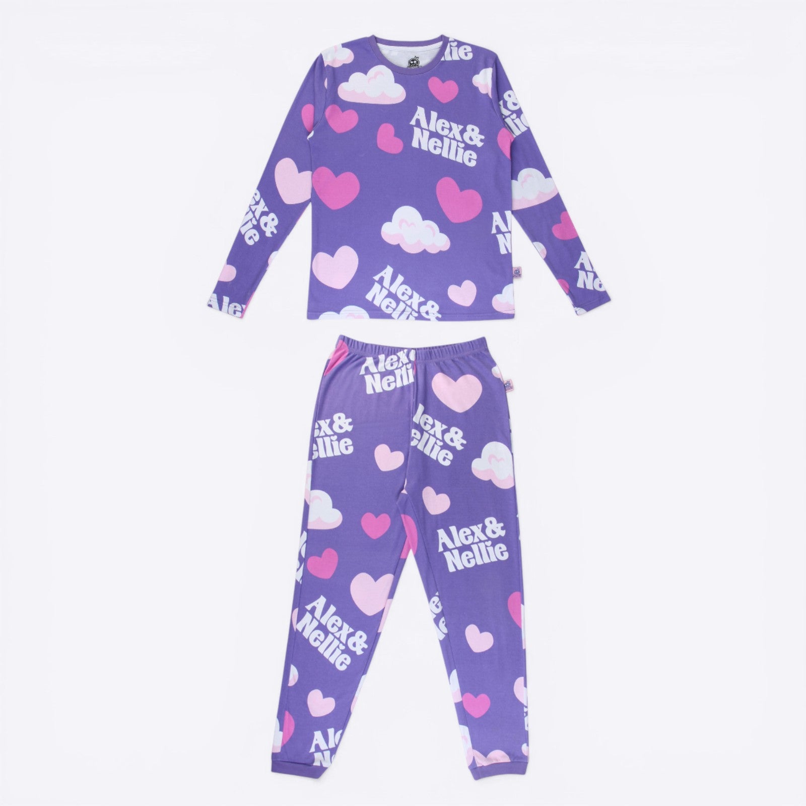 Alex & Nellie "LOVE" Pyjamas sæt