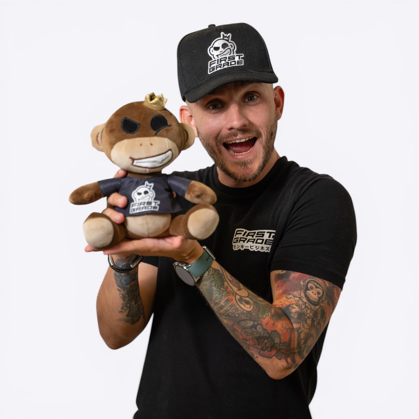 FirstGrade Monkey - Squish Heads 20 cm