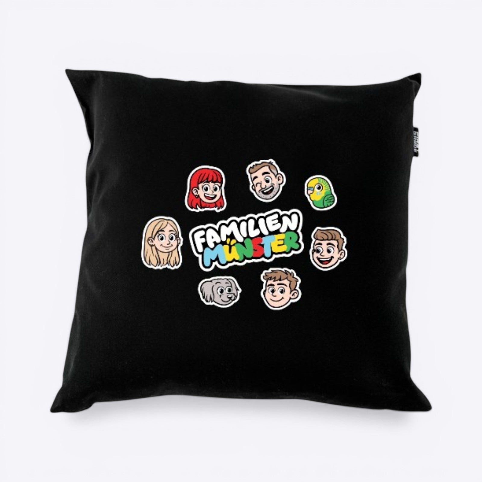 🎁 Familien Münster - Logo Pudebetræk (100% off)