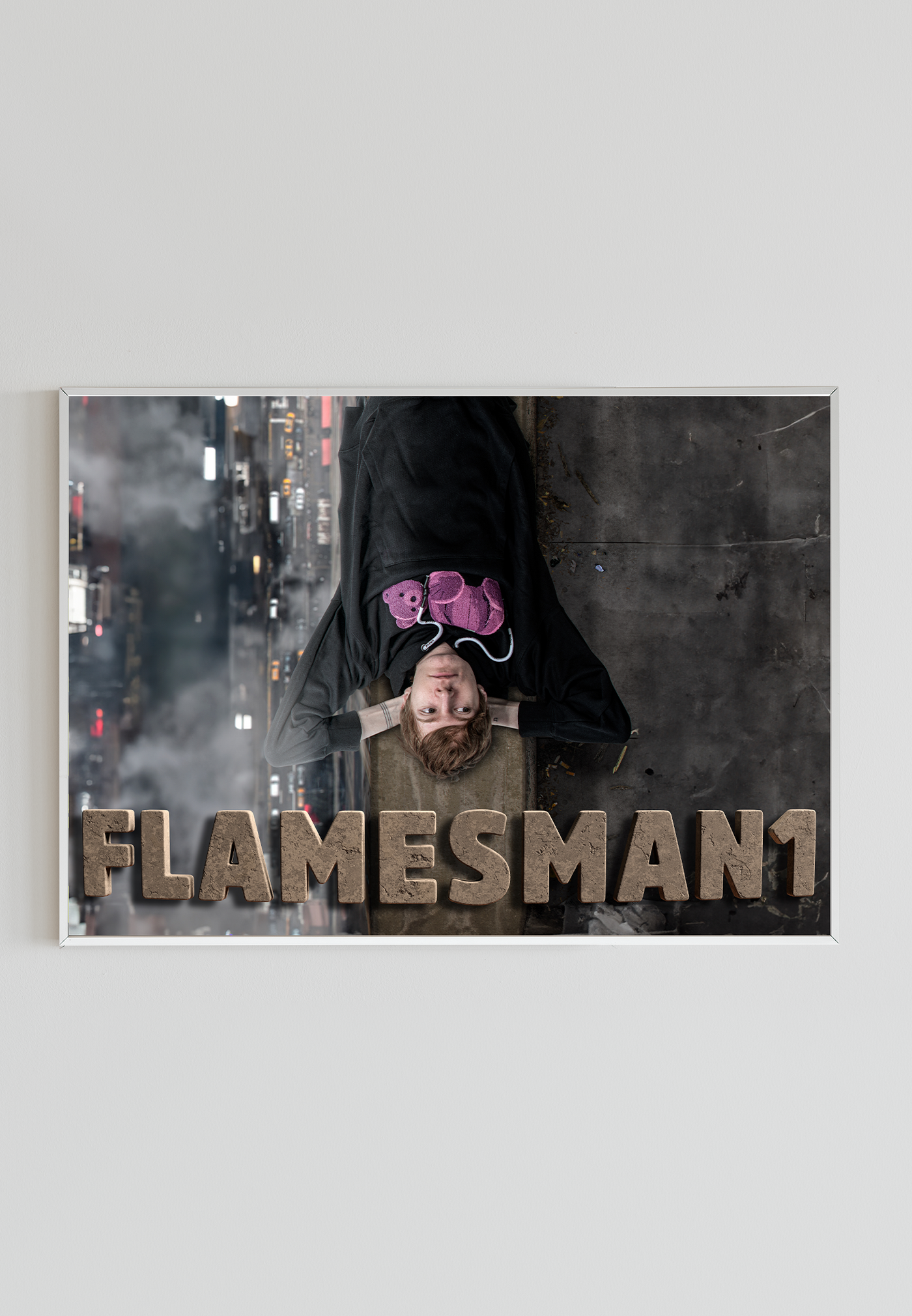 Flamesman1 - Rooftop Chillin' Poster