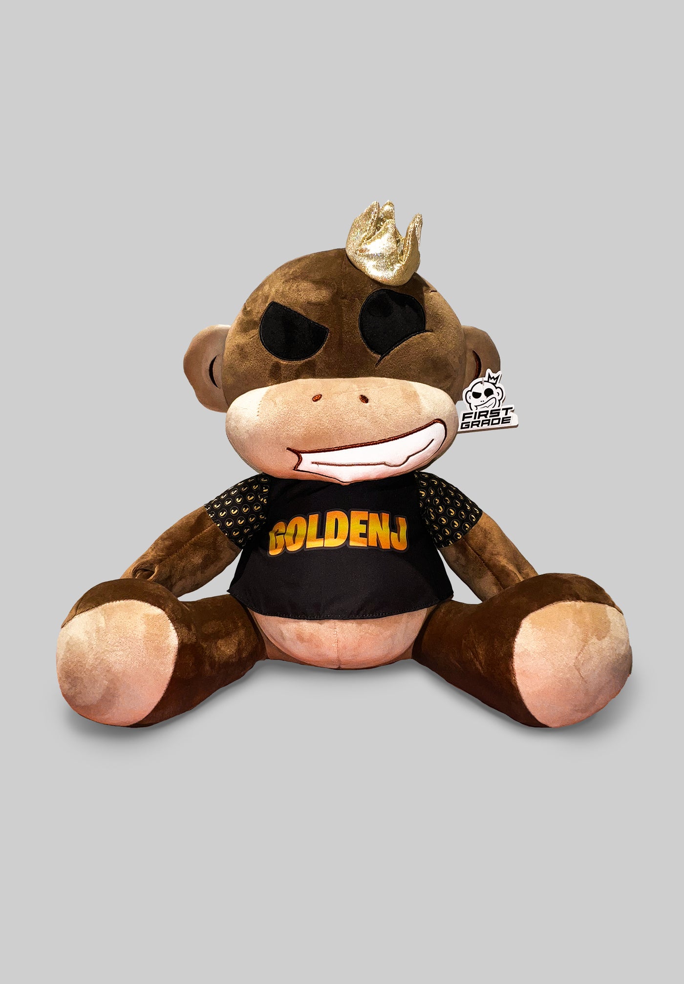 "Monkey" teddy bear + GOLDENJ t-shirt