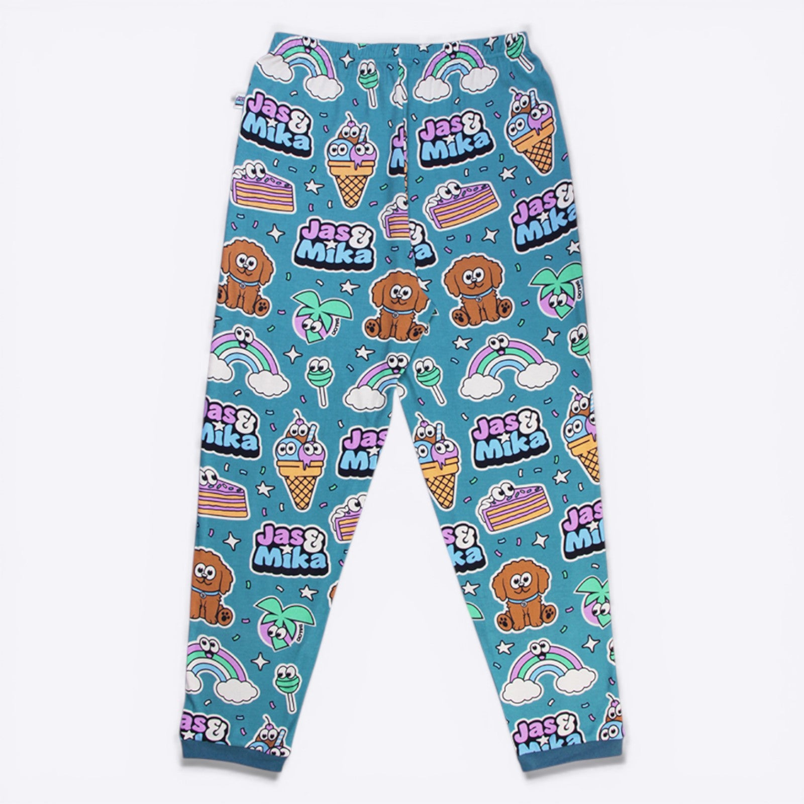 Jas & Mika "Dreams" Pyjamas Sæt - Blå (2 Dele, Trøje og Bukser)