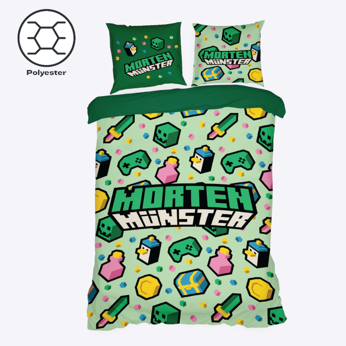 Gamer Sengetøj - Polyester