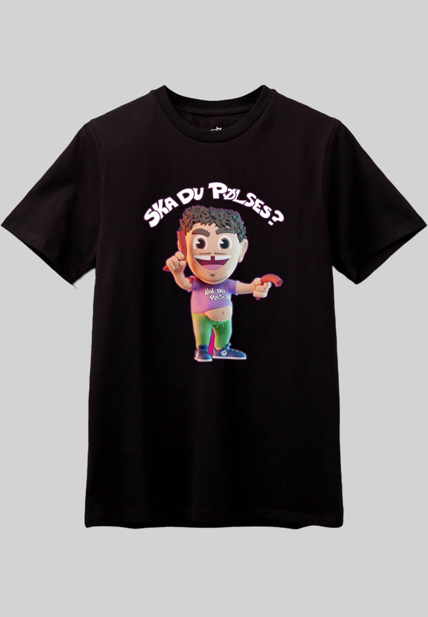 Ask Casper - PEEPZ sausage t-shirt black