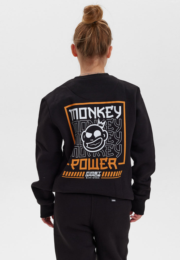 FG Monkey Power Crewneck - Black