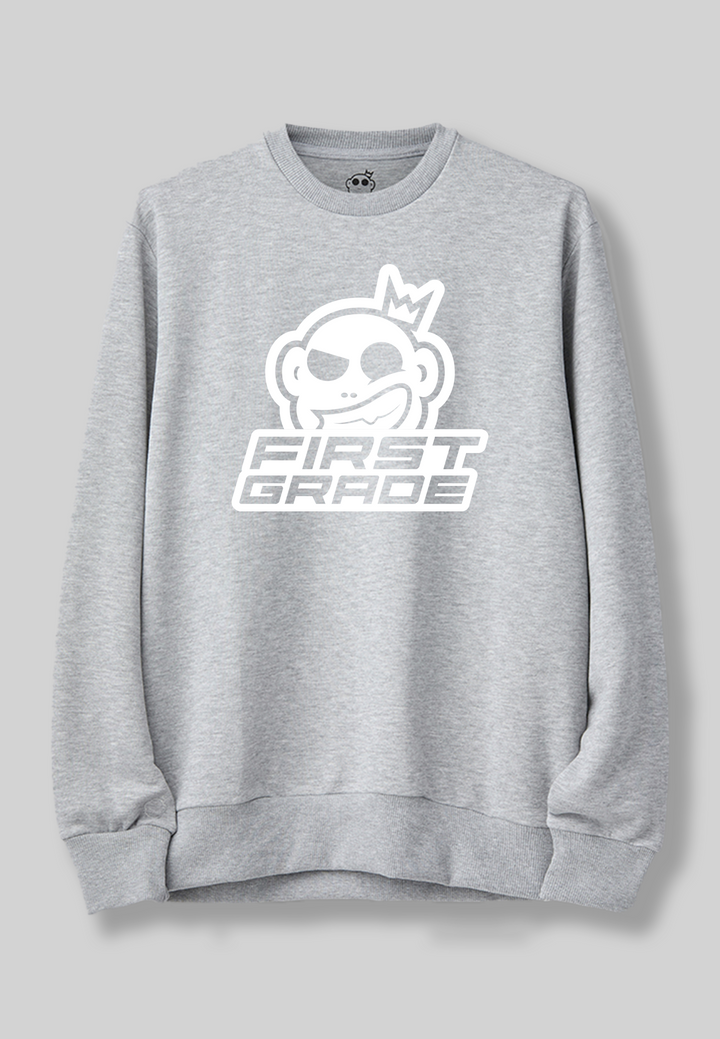 FirstGrade - CLUB - Gray crewneck