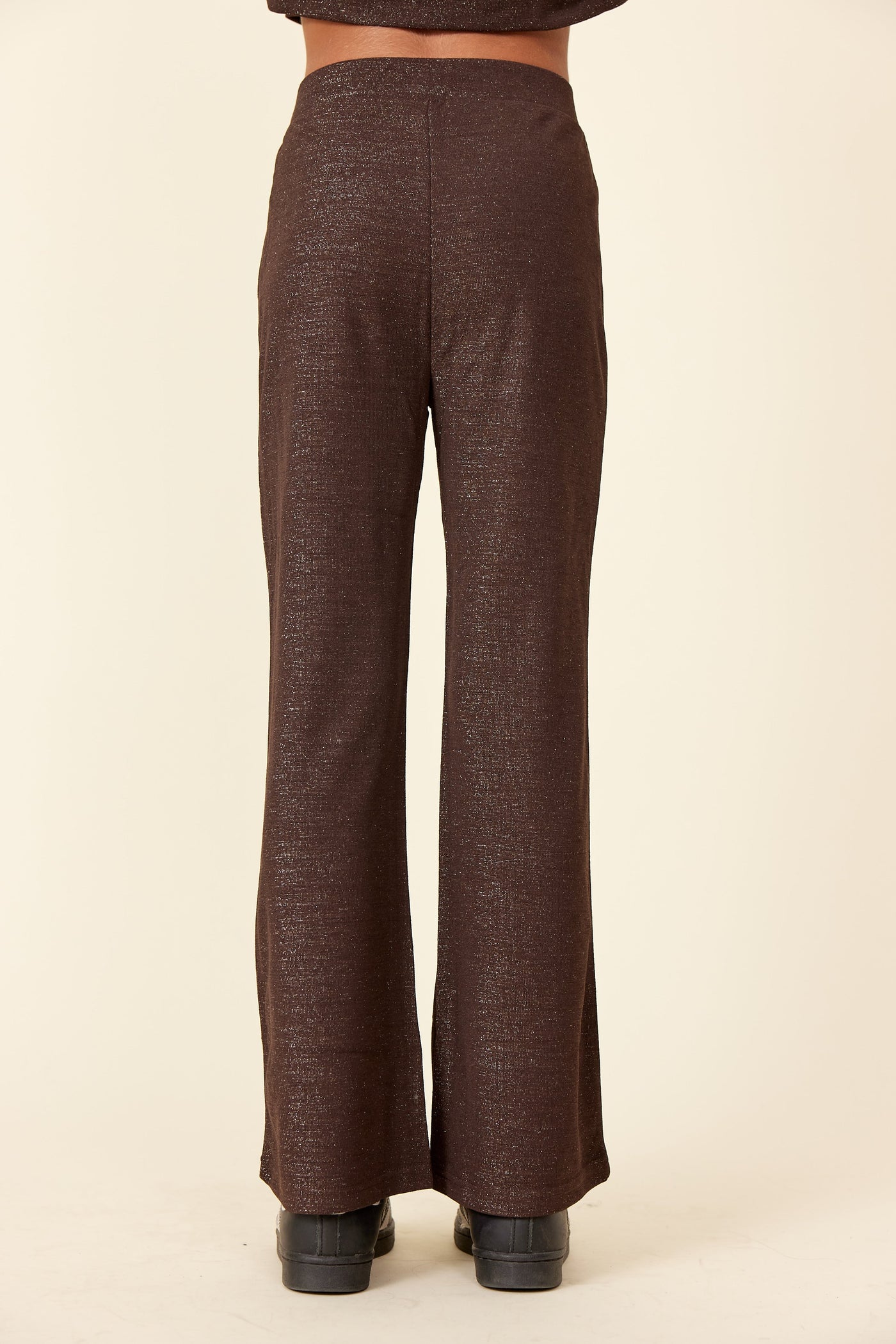 Glitrende brune bukser