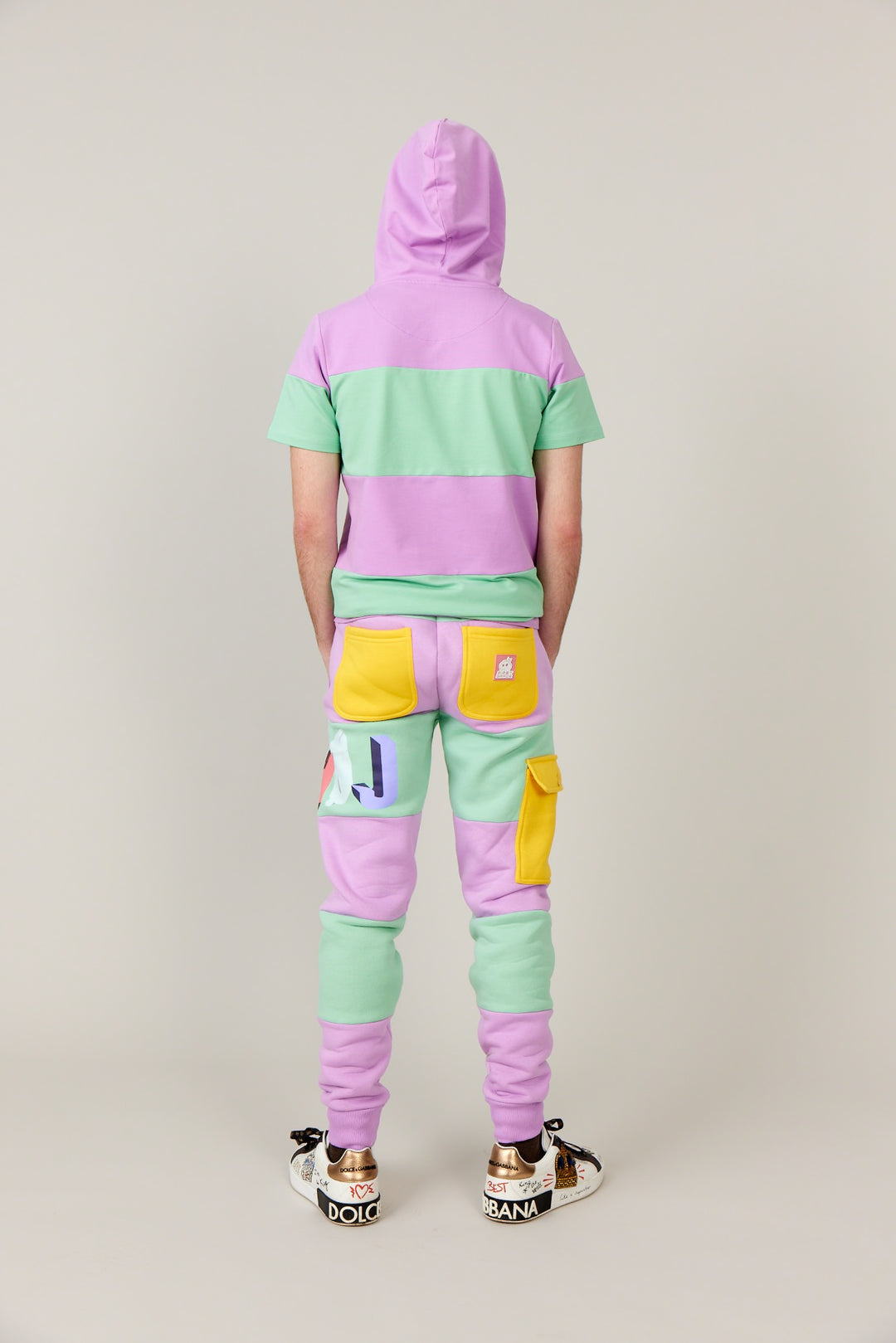 Morten Münster "OHØJ" - COLORFUL - T-Shirt with hood