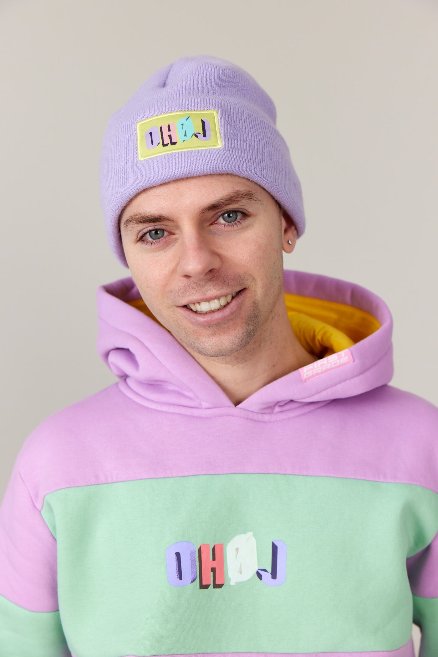 "OHHJ" - COLORFUL - Set (3 parts) + Hat