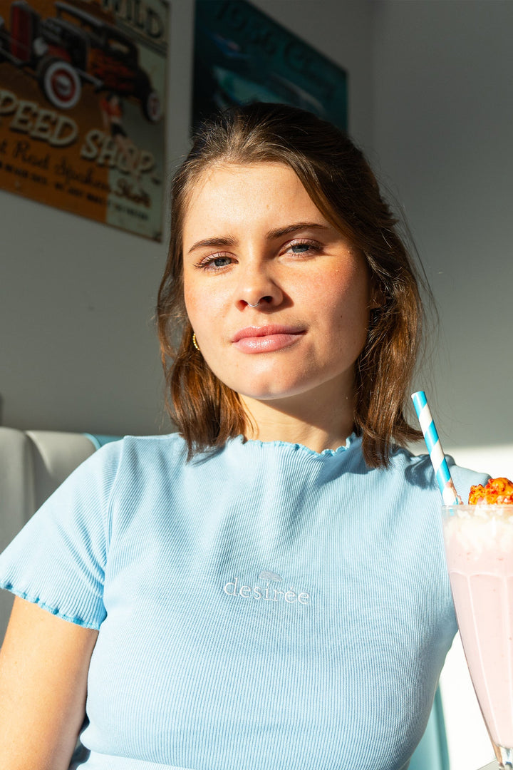 Blue Sky Rib Tee