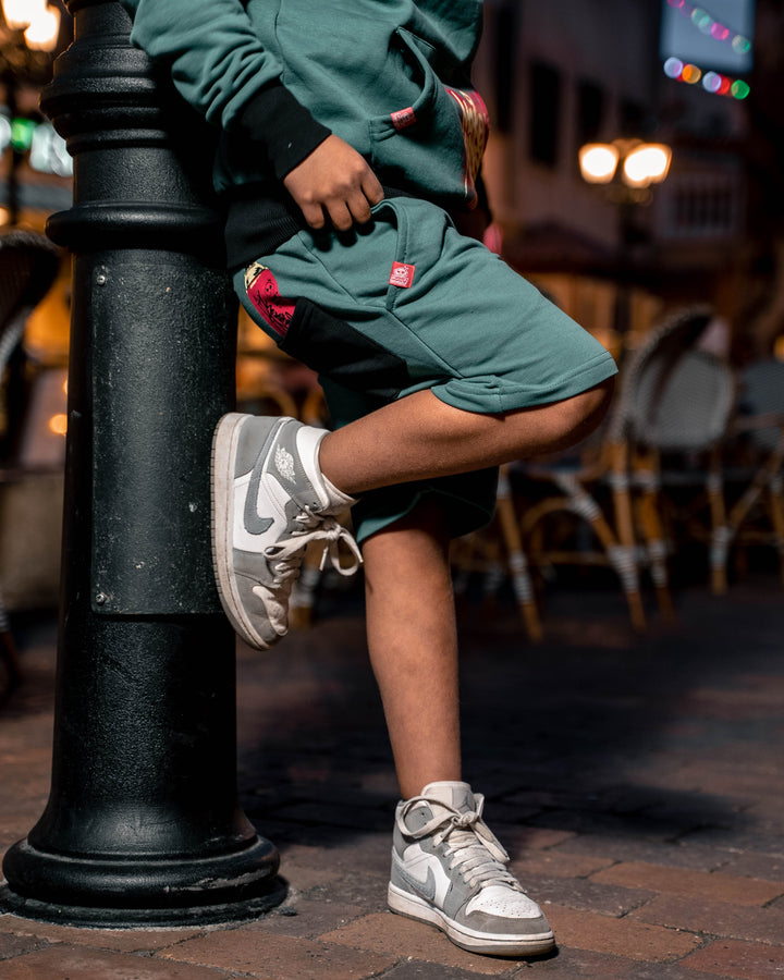 FirstGrade "GRAFFITI" Shorts - Dragons Green