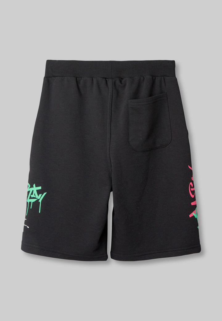 FirstGrade "GRAFFITI" Shorts - Black