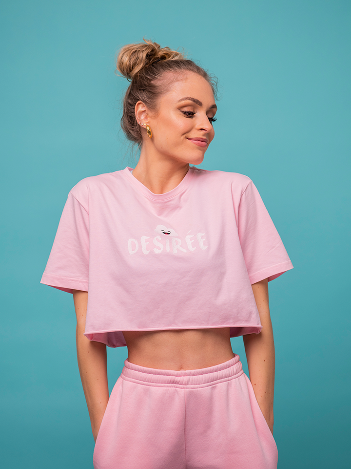 Rosa Dream Cropped Tee