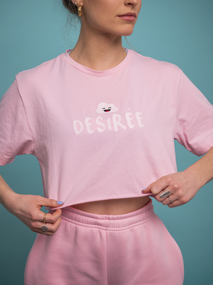 Rosa Dream Cropped Tee