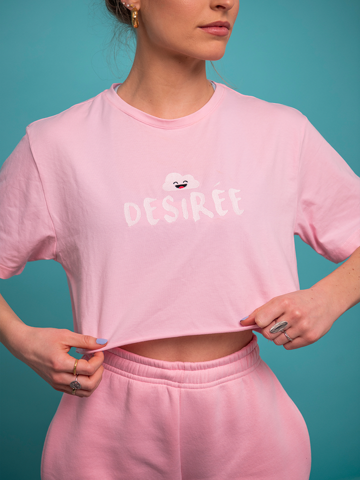 Rosa Dream Cropped Tee