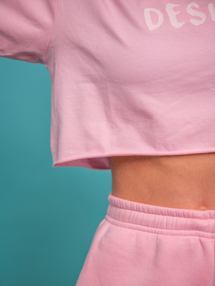 Pink Dream Cropped Tee