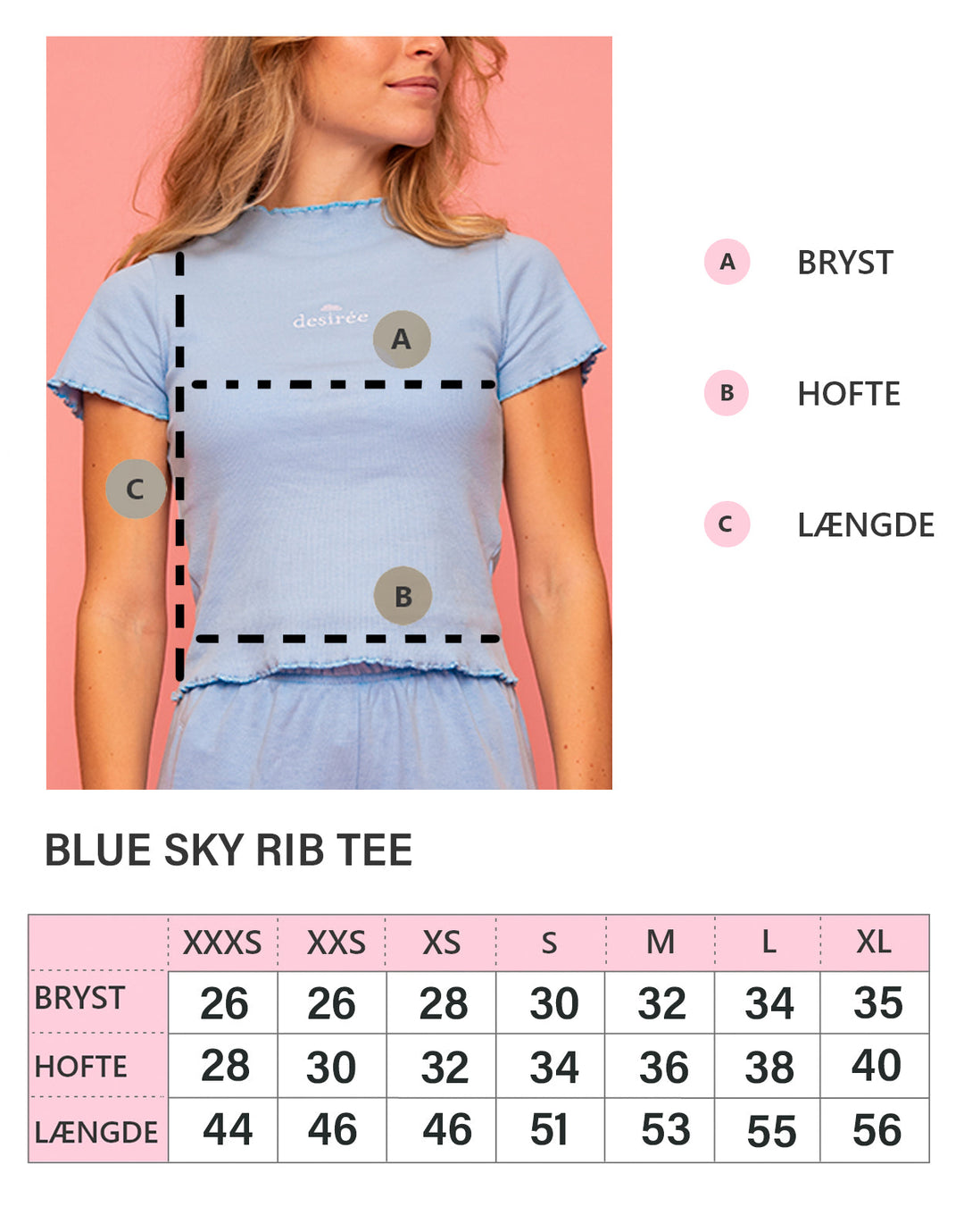 Blue Sky Rib Tee