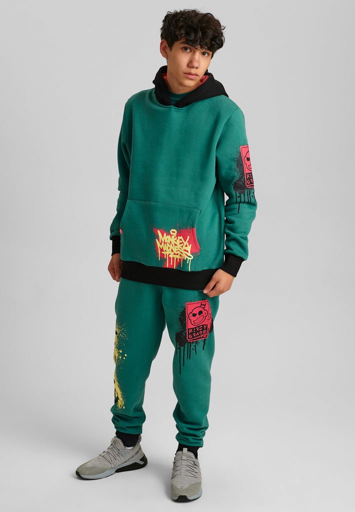 FirstGrade "GRAFFITI" Pants - Dragons Green