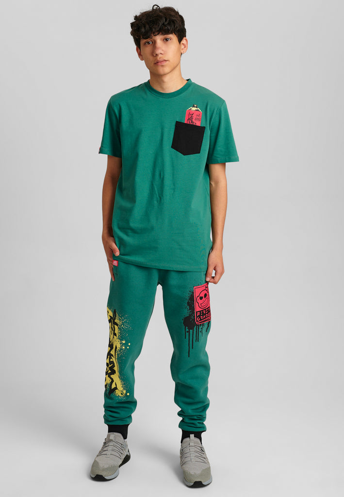 FirstGrade "GRAFFITI" Tee - Dragons Green