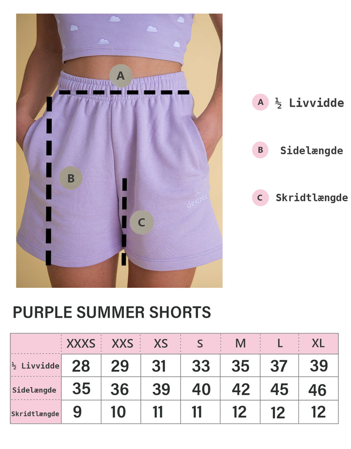 Purple Summer Shorts